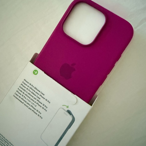 Apple Silicon Magenta Phone Case - Picture 4 of 5